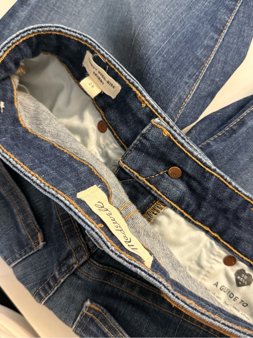 Madewell High-Rise Skinny Jeans | Size 26 - Picture 3 of 5